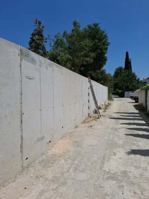 création mur de soutènement maçon gardanne